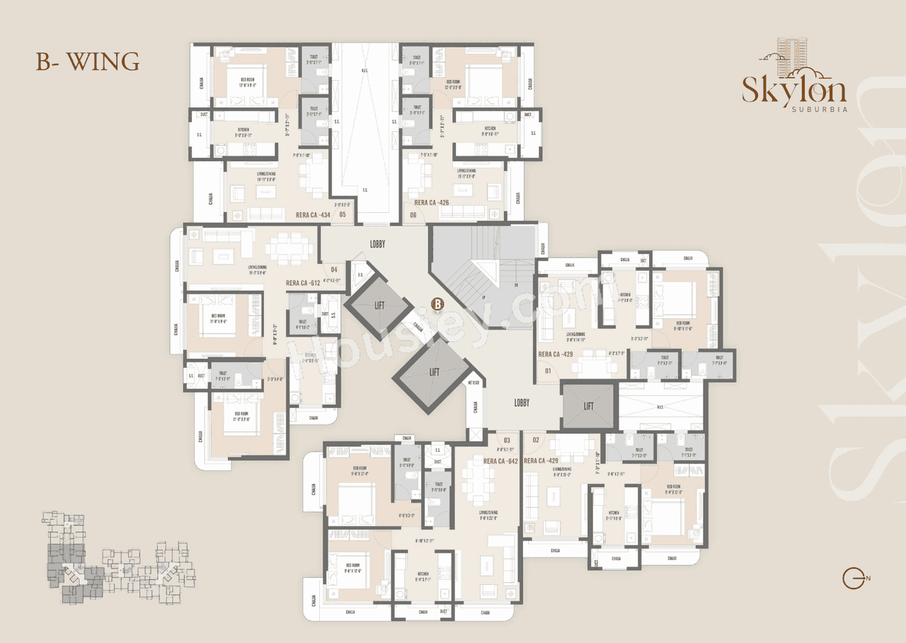 Skylon Suburbia Floor plan 2