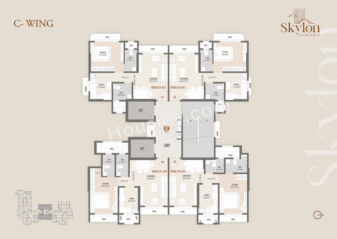 Skylon Suburbia Floor plan 3