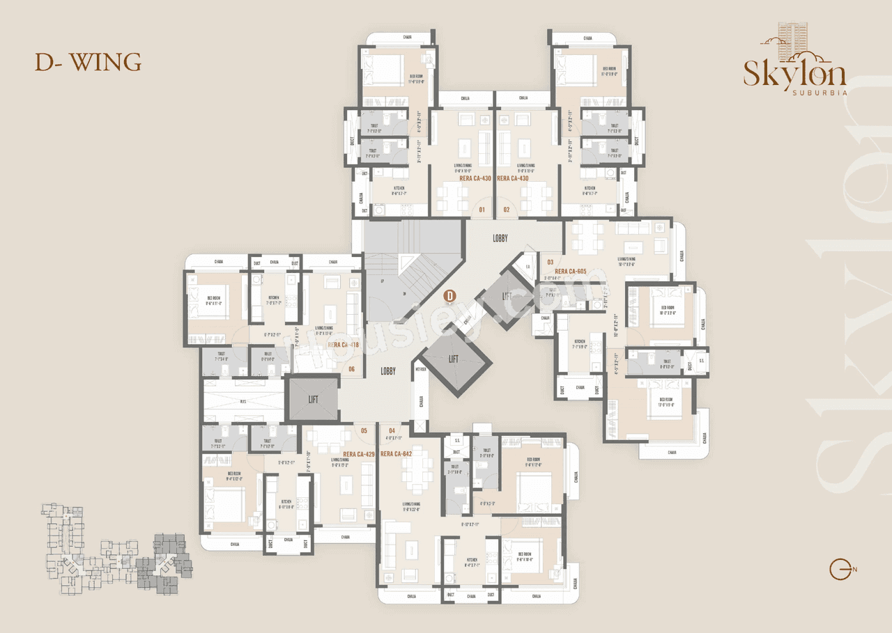 Skylon Suburbia Floor plan 4