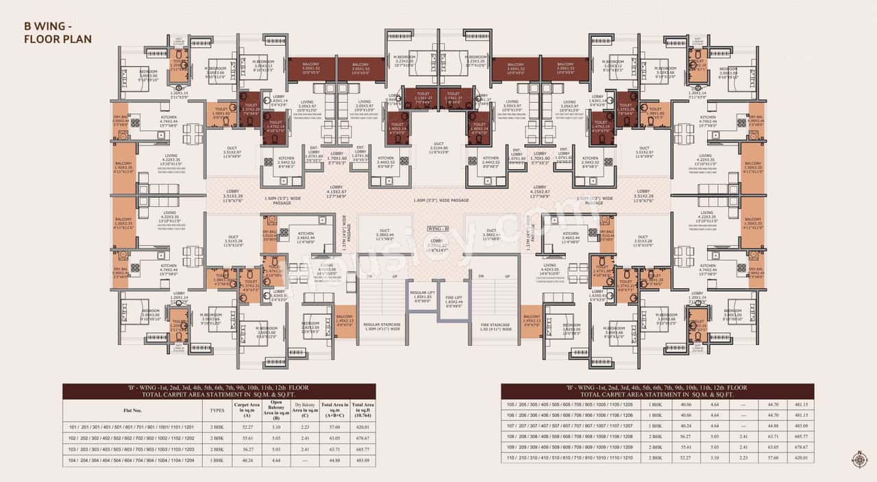 Sneha Kohinoor Floor plan 1