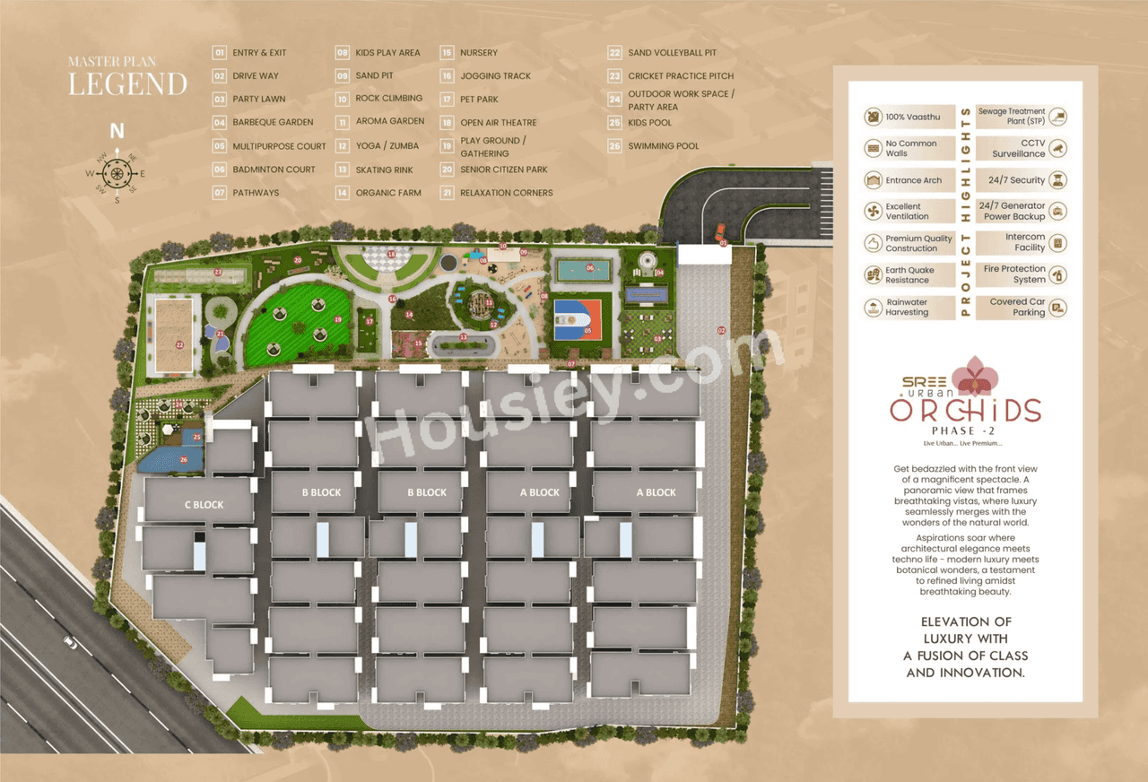 Sree Urban Orchids Floor plan 2