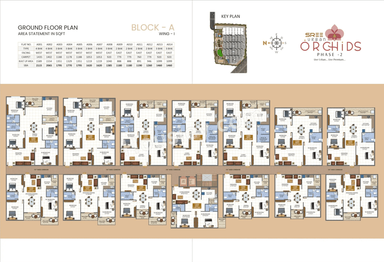Sree Urban Orchids Floor plan 6