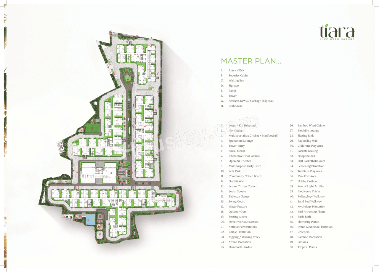 SRIAS life spaces Tiara Floor Plan