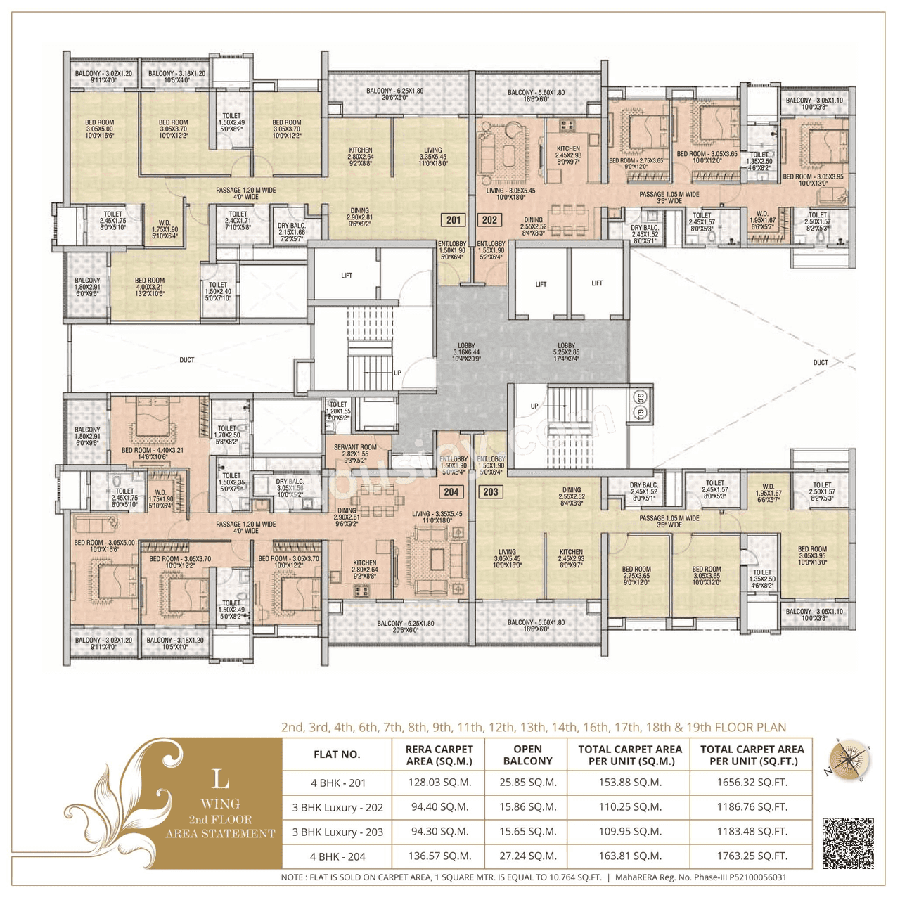 Sukhwani Agarwal Empire Square Floor plan 5