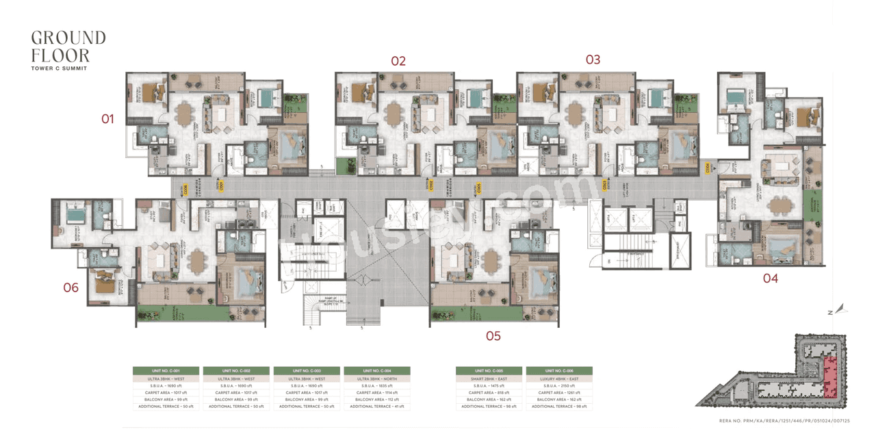 Sumadhura Capitol Floor plan 5