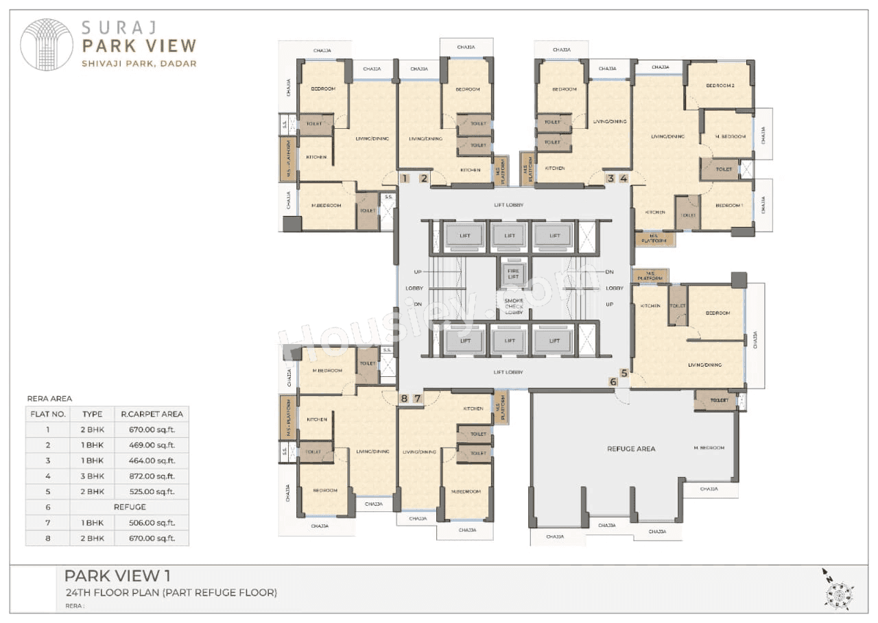 Suraj Park View Floor plan 1