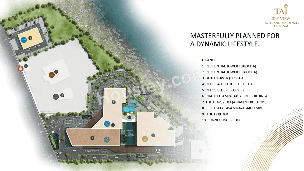 Taj Sky View Residences Master Plan