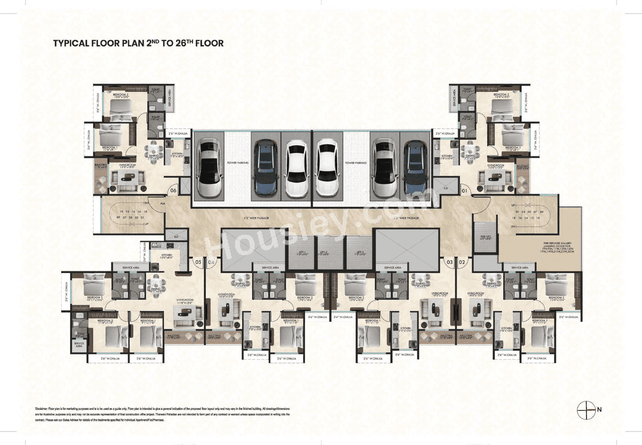 Tharwani Palladian Floor Plan