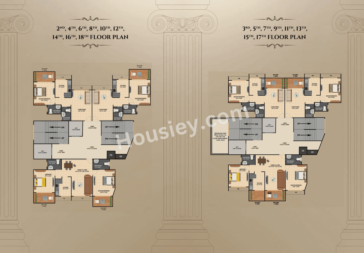Tharwani Sky View Floor Plan