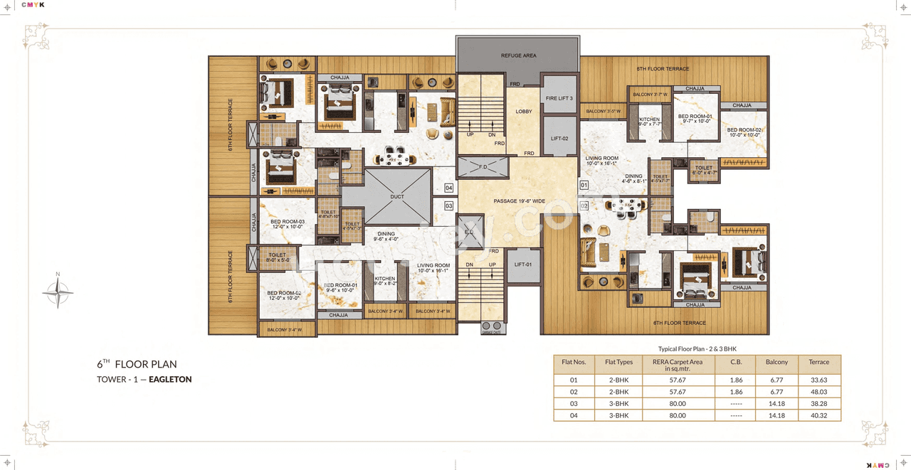 Tharwani Vedant Empire Floor plan 7