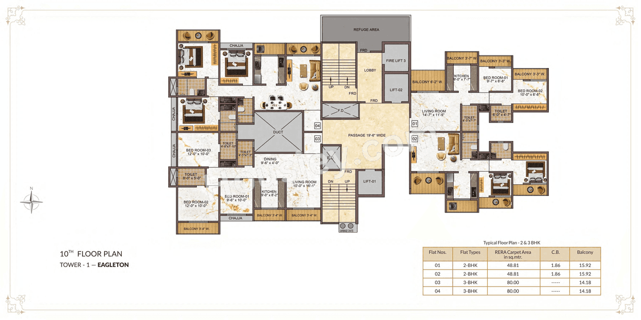 Tharwani Vedant Empire Floor plan 8