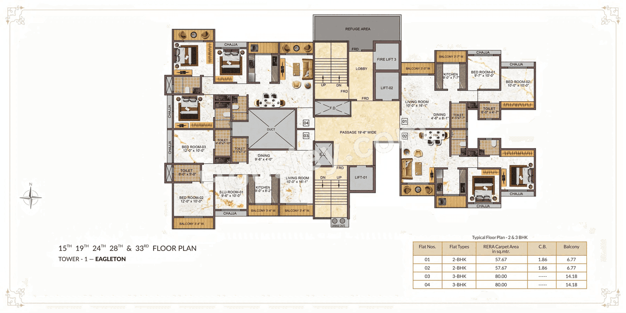 Tharwani Vedant Empire Floor plan 11