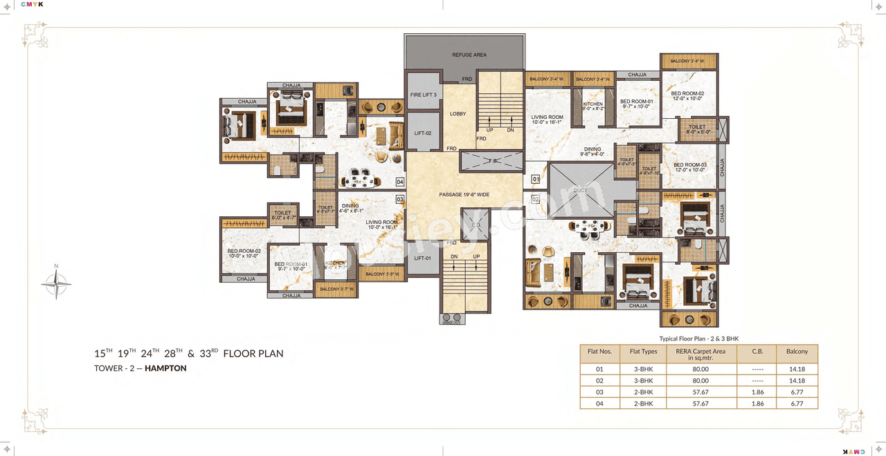 Tharwani Vedant Empire Floor plan 16