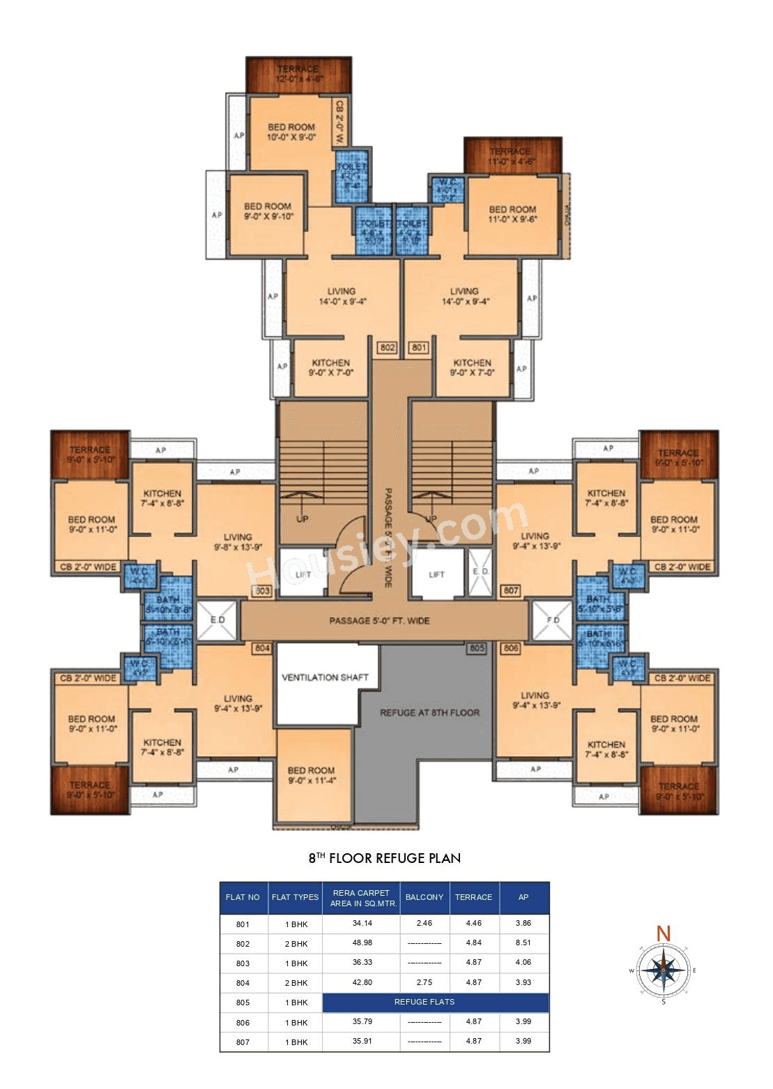 Tharwani Vedant Nakshatra Floor plan 6