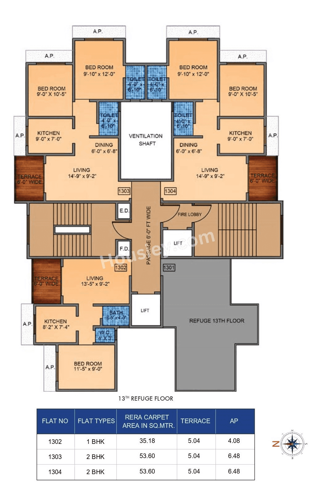 Tharwani Vedant Nakshatra Floor plan 10