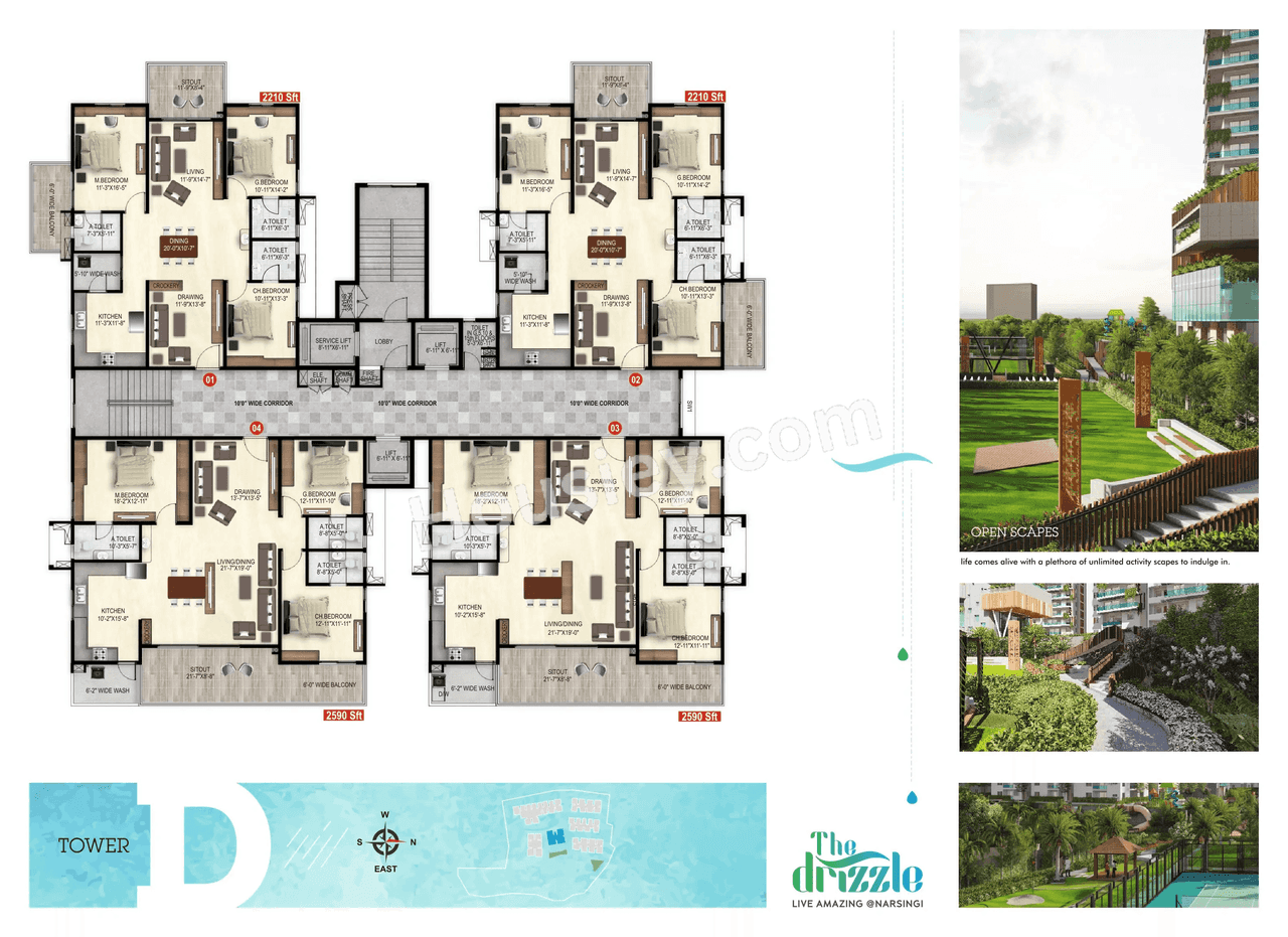 The Drizzle Floor plan 4
