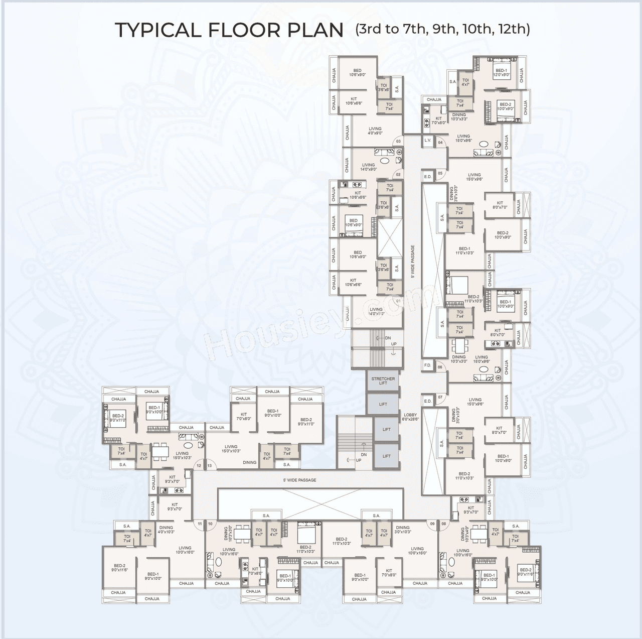 Tirupati Kalash Floor plan 5