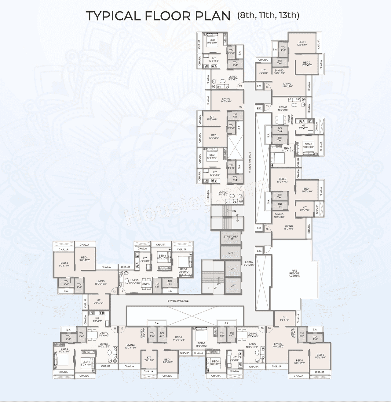 Tirupati Kalash Floor plan 6