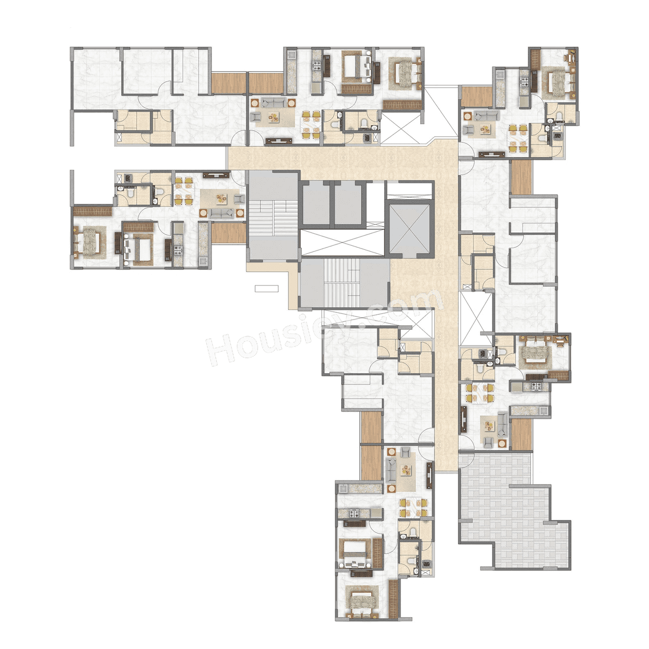 Today Global Cloud City Floor plan 6