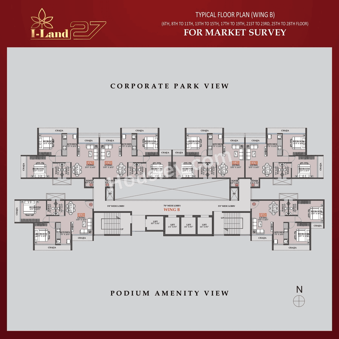 Today Royal I LAND 27 Floor plan 8