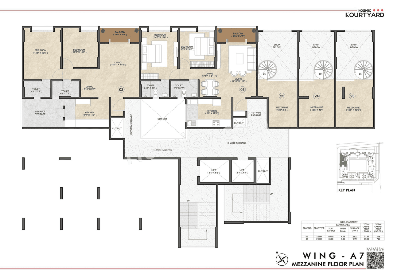 Triaa Kosmic kourtyard Floor plan 13