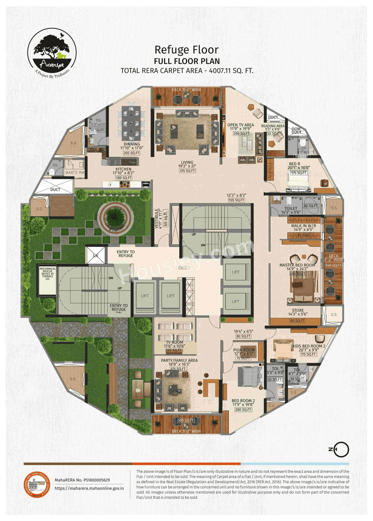 Tridhaatu Aranya Floor plan 3