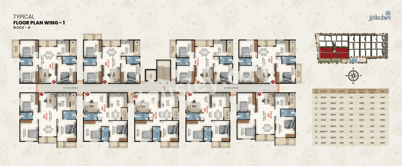 Udbhav Gokulam Floor plan 2