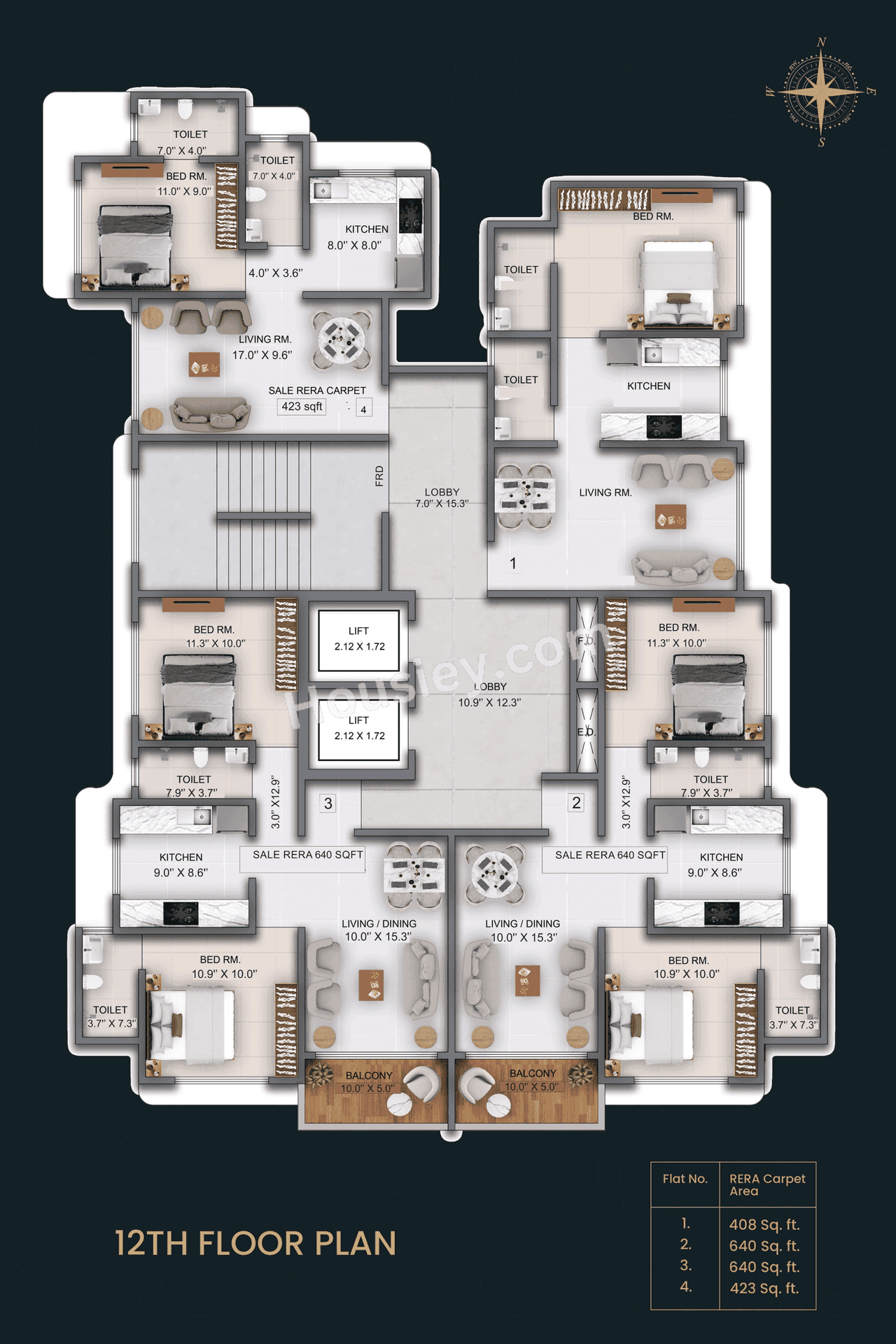 Urjha Liberty Heights Floor plan 5