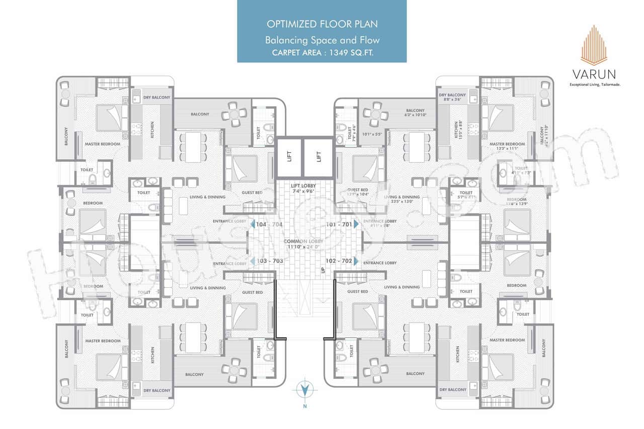 Varun Harsh Isha Floor Plan