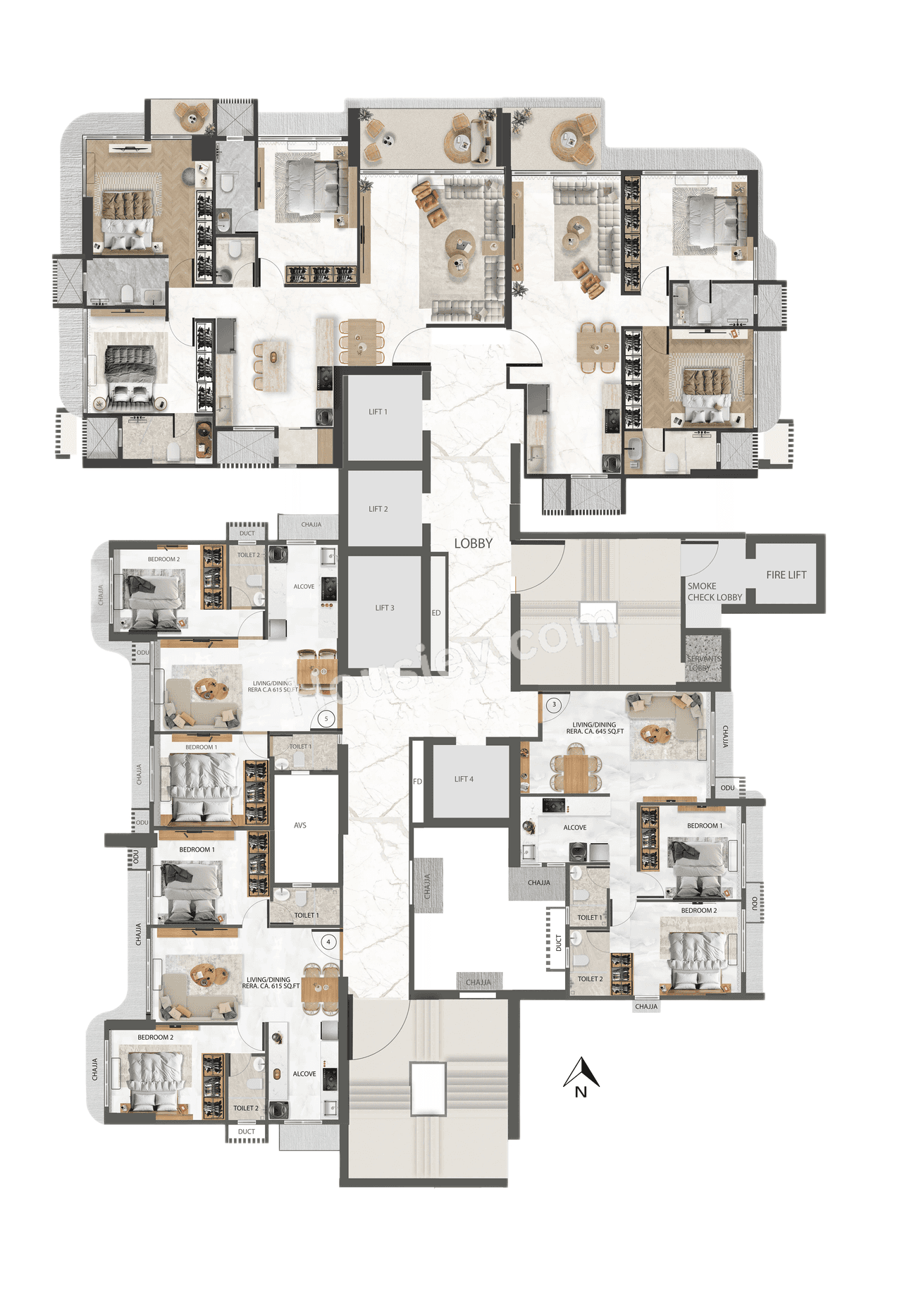 Vibrant The V Mansion Master Plan