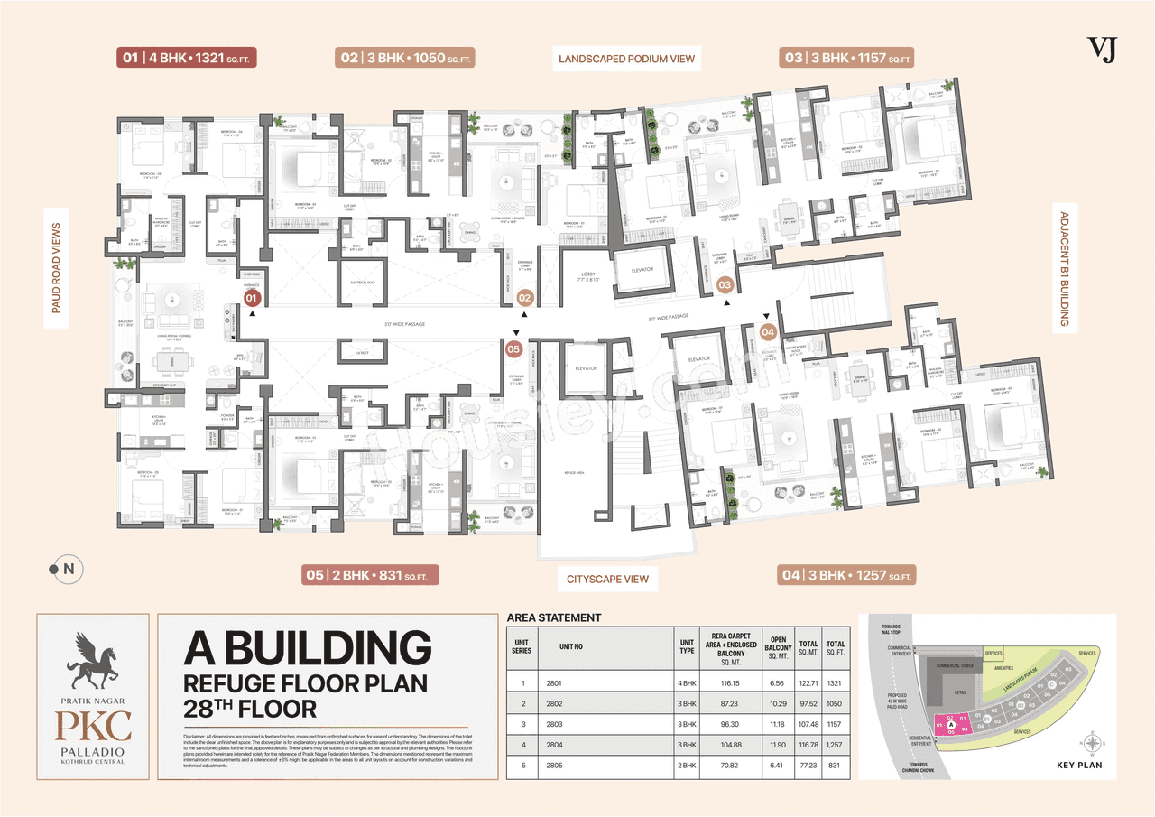 VJ Palladio Central Floor plan 2