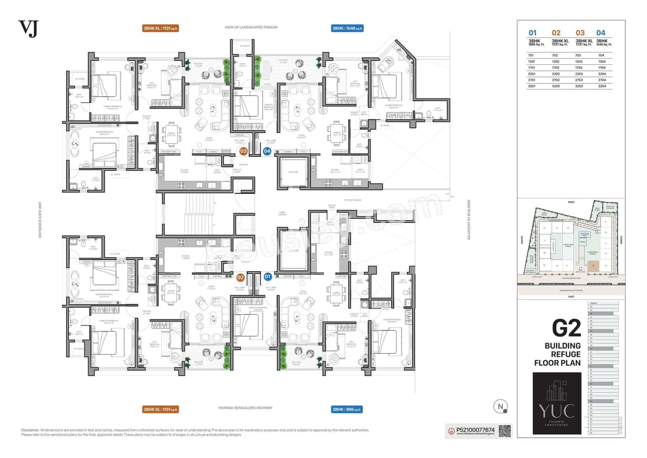 VJ Yashwin Urbo Centro Floor plan 8