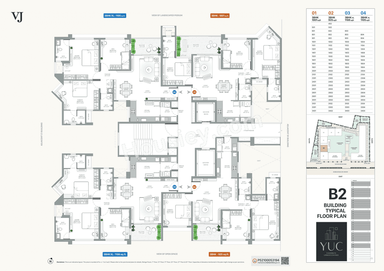 VJ Yashwin Urbo Centro Floor plan 12