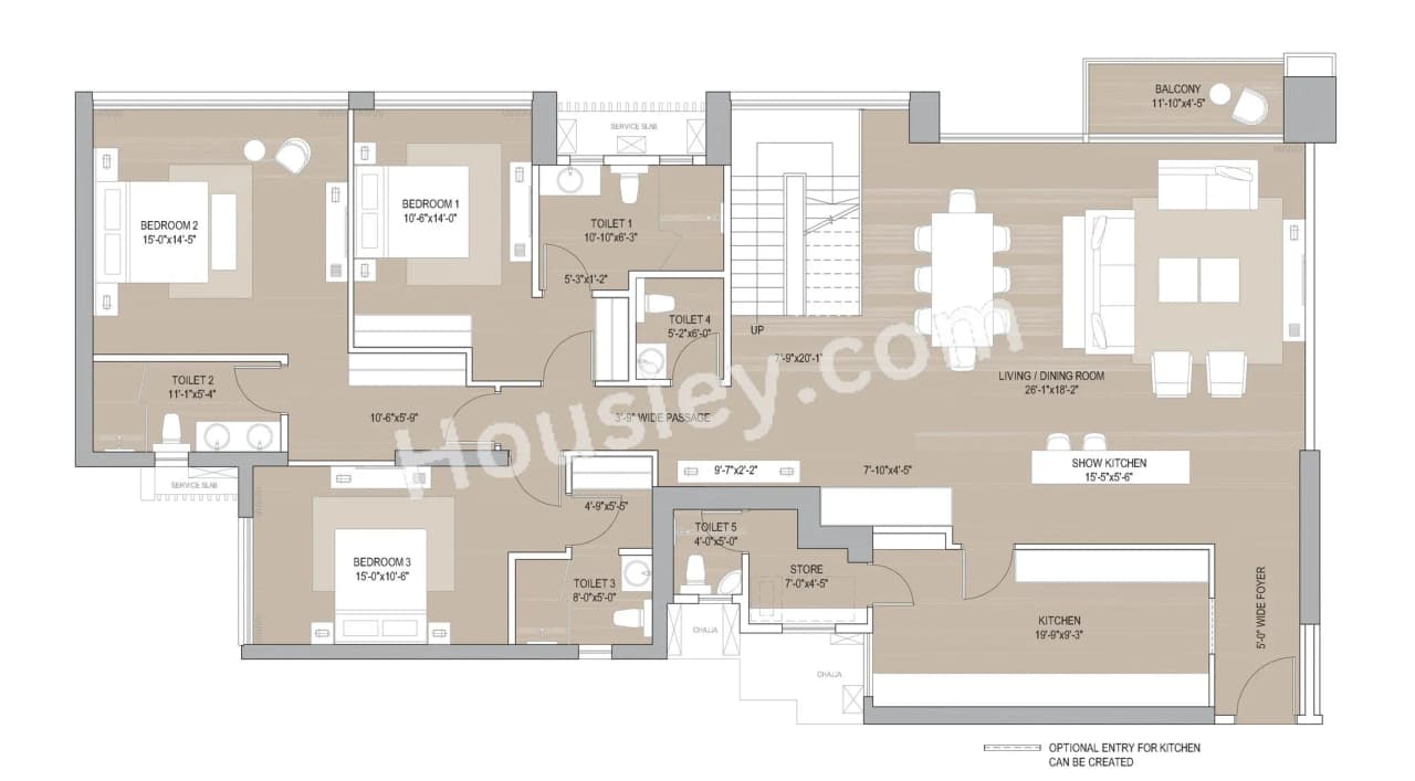 Unit plan - 1451 sq.ft.