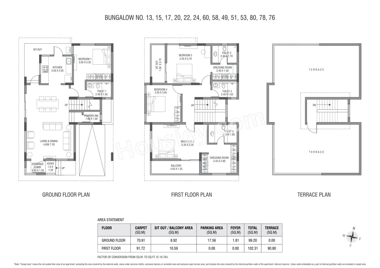 Unit plan - 2169 sq.ft.