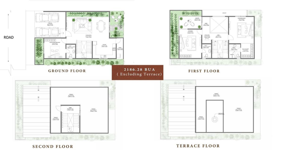 Unit plan - 1500 sq.ft.