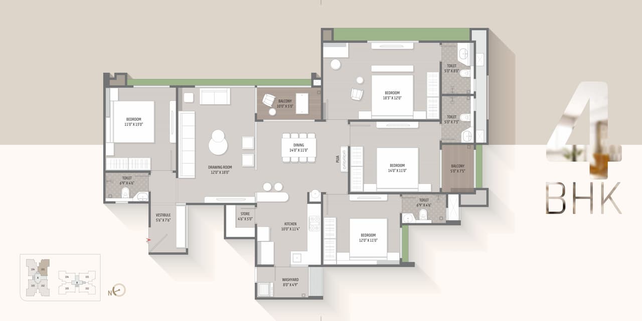 Unit plan - 1553 sq.ft.