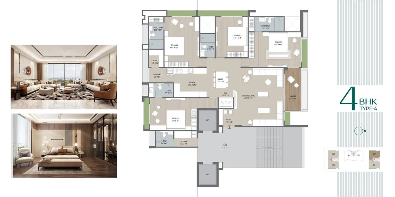 Unit plan - 1776 sq.ft.