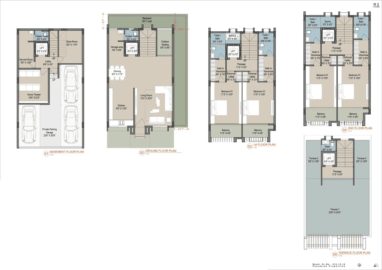 Unit plan - 2800 sq.ft.