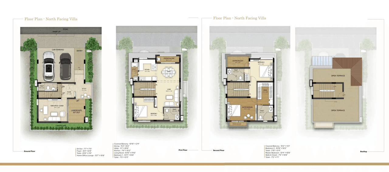Unit plan - 1250 sq.ft.