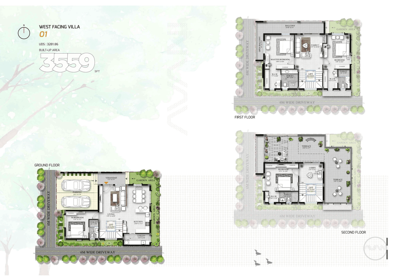 Unit plan - 2490 sq.ft.