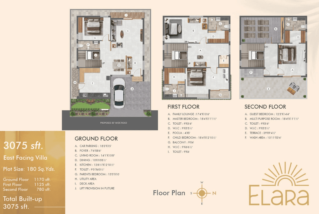 Unit plan - 2152 sq.ft.