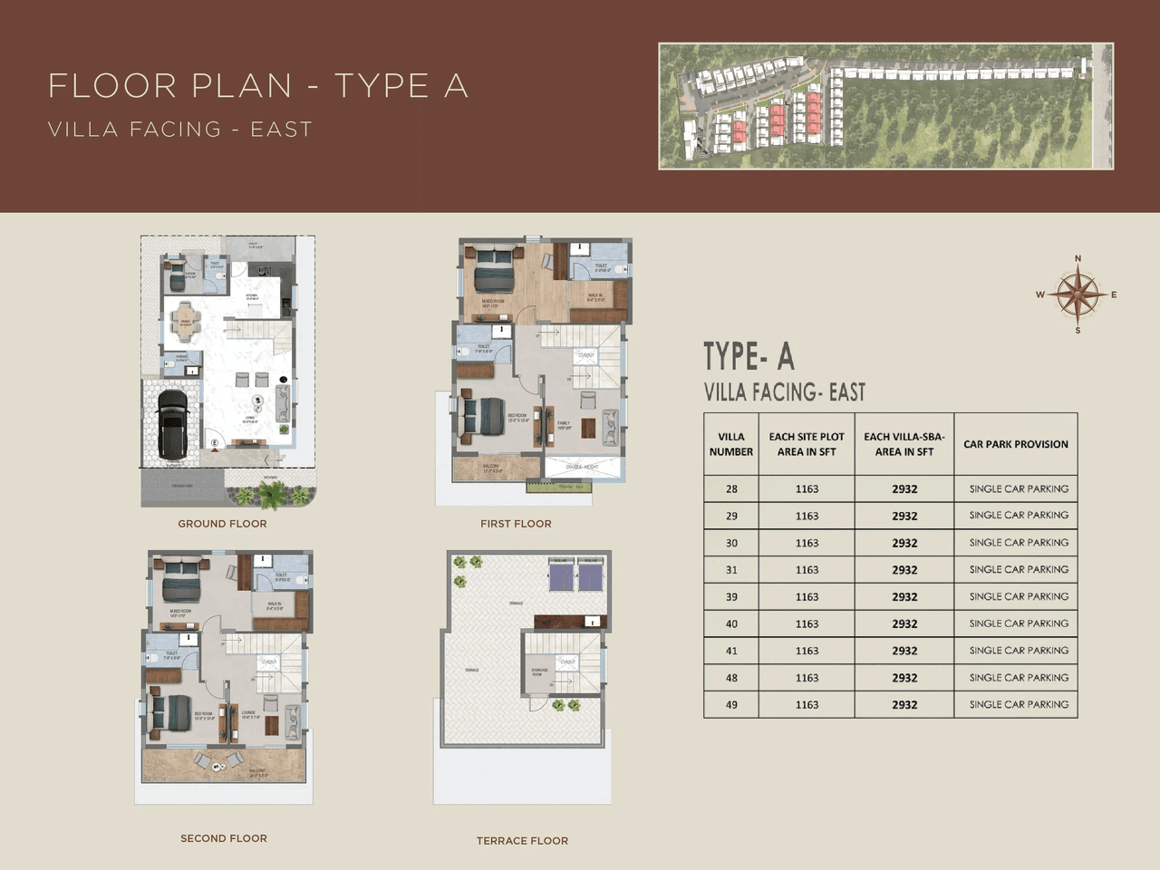 Unit plan - 2345 sq.ft.