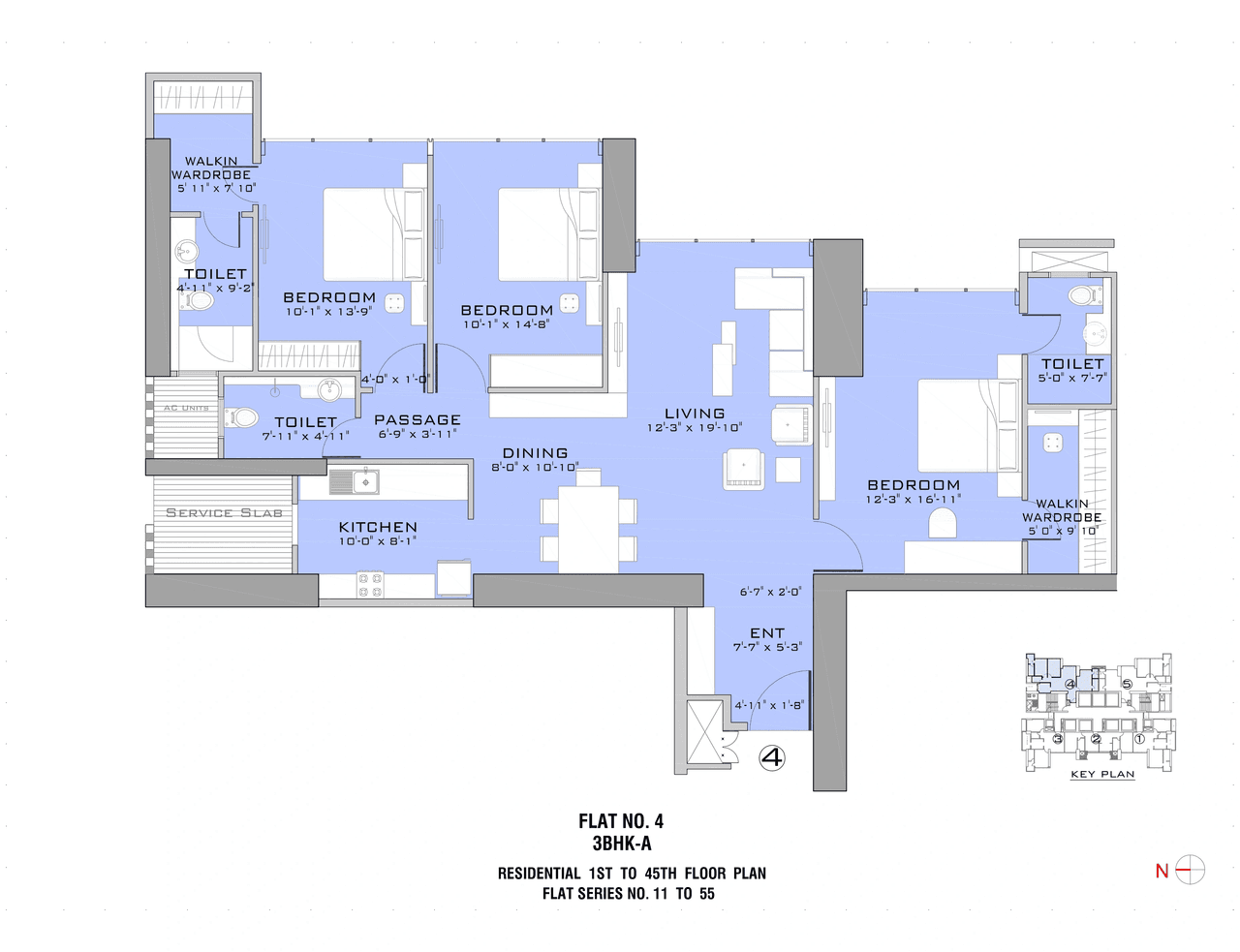 Unit plan - 1315 sq.ft.